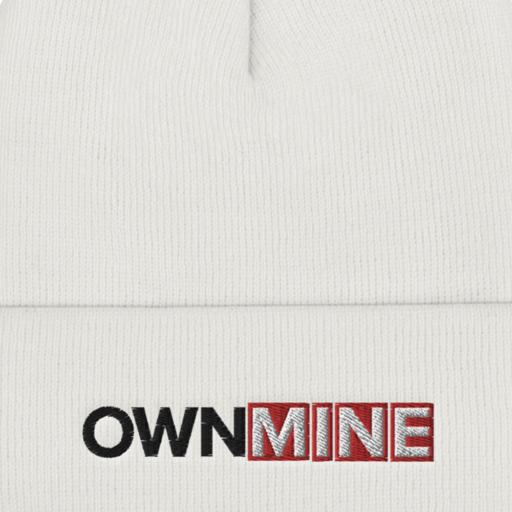 OWNMINE Logo Cuffed Beanie