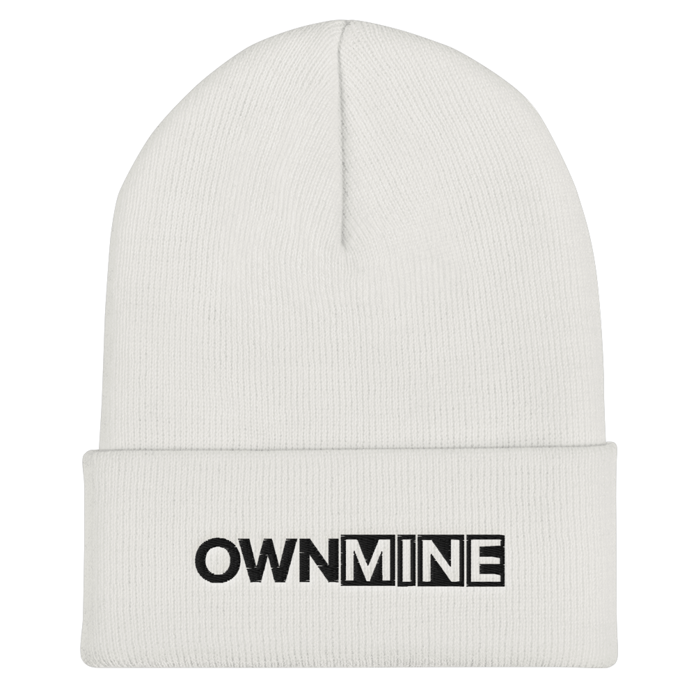 OWNMINE Logo Cuffed Beanie
